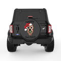 CUTE CHRISTMAS OWL BLACK TIRE COVER