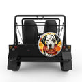 DALMATION FALL SILVER CARBON FIBER TIRE COVER FOR MOKE