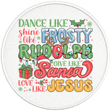 DANCE LIKE FROSTY PEARL  WHITE CARBON FIBER TIRE COVER