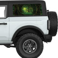 DEEP JUNGLE FOREST QUARTER WINDOW DECAL FITS 2021+ FORD BRONCO 2 DOOR HARD TOP