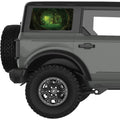 DEEP JUNGLE FOREST QUARTER WINDOW DECAL FITS 2021+ FORD BRONCO 4 DOOR HARD TOP
