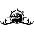 DEER ANTLER COMPASS