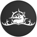 DEER ANTLER COMPASS BLACK TIRE COVER