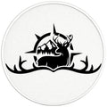 DEER ANTLER COMPASS BLACK TIRE COVER