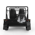 DEER FOREST BLACK CARBON FIBER TIRE COVER FOR MOKE