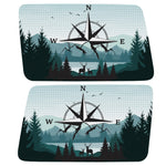 DEER FOREST COMPASS QUARTER WINDOW DRIVER & PASSENGER DECALS