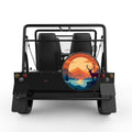 DEER HORIZON LAKE BLACK CARBON FIBER TIRE COVER FOR MOKE