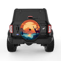 DEER HORIZON LAKE BLACK TIRE COVER
