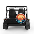 DEER HORIZON LAKE WHITE TIRE COVER FOR MOKE