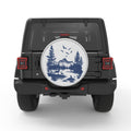 DEER WILDLIFE BLACK TIRE COVER