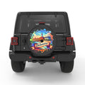 DELAWARE BLACK CARBON FIBER TIRE COVER