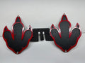DINOSAUR FEET FOOT PEGS FOR JEEP WRANGLER AND JEEP GLADIATOR in Red Color