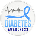 Diabetes Awareness BLACK TIRE COVER