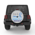 DIABETES AWARENESS WHITE TIRE COVER