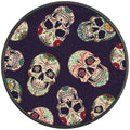 DIA DE LOS MUERTOS BLACK CARBON FIBER TIRE COVER