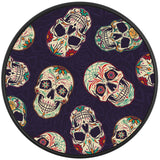 DIA DE LOS MUERTOS BLACK TIRE COVER