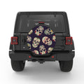 DIA DE LOS MUERTOS PEARL  WHITE CARBON FIBER TIRE COVER