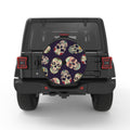 DIA DE LOS MUERTOS BLACK CARBON FIBER TIRE COVER
