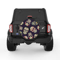 DIA DE LOS MUERTOS BLACK TIRE COVER
