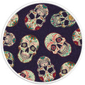 DIA DE LOS MUERTOS PEARL  WHITE CARBON FIBER TIRE COVER
