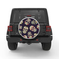 DIA DE LOS MUERTOS BLACK TIRE COVER