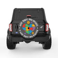 DIFFERENT IS BEAUTIFUL BLACK CARBON FIBER TIRE COVER