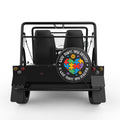 DIFFERENT IS BEAUTIFUL BLACK CARBON FIBER TIRE COVER FOR MOKE
