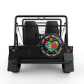 DIFFERENT IS BEAUTIFUL BLACK TIRE COVER FOR MOKE