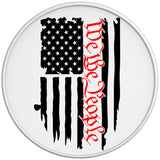 DISTRESSED WE THE PEOPLE AMERICAN FLAG