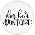 DOG HAIR DON T CARE PEARL  WHITE CARBON FIBER TIRE COVER