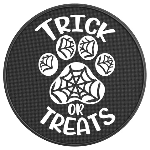 DOG PAW TRICK OR TREATS PEARL  WHITE CARBON FIBER TIRE COVER