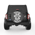 DOG PAW TRICK OR TREATS BLACK CARBON FIBER TIRE COVER
