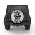 DOG PAW TRICK OR TREATS WHITE TIRE COVER