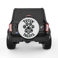 DOG PAW TRICK OR TREATS PEARL  WHITE CARBON FIBER TIRE COVER