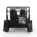 DONT DUCK WITH ME BLACK CARBON FIBER TIRE COVER FOR MOKE