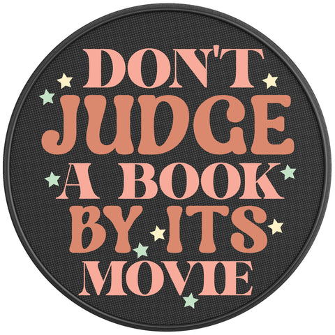 DONT JUDGE A BOOK BY ITS MOVIE BLACK CARBON FIBER TIRE COVER