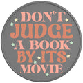 DONT JUDGE A BOOK BY ITS MOVIE SILVER CARBON FIBER TIRE COVER