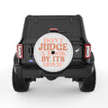 DONT JUDGE A BOOK BY ITS MOVIE PEARL  WHITE CARBON FIBER TIRE COVER
