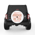 DONT JUDGE A BOOK BY ITS MOVIE WHITE TIRE COVER