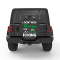DONT NEED THERAPY NEED HIKING PEARL  WHITE CARBON FIBER TIRE COVER