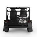 DONT WORRY BE CAPPY BLACK CARBON FIBER TIRE COVER FOR MOKE