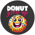DONUT GROW UP PEARL  WHITE CARBON FIBER TIRE COVER