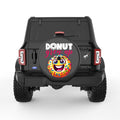 DONUT GROW UP BLACK CARBON FIBER TIRE COVER