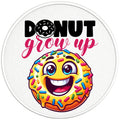 DONUT GROW UP PEARL  WHITE CARBON FIBER TIRE COVER