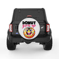 DONUT GROW UP PEARL  WHITE CARBON FIBER TIRE COVER
