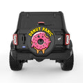DONUT PANIC BLACK CARBON FIBER TIRE COVER