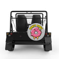 DONUT PANIC SILVER CARBON FIBER TIRE COVER FOR MOKE