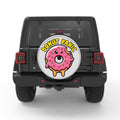 DONUT PANIC SILVER CARBON FIBER TIRE COVER