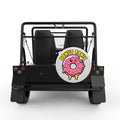 DONUT PANIC WHITE CARBON FIBER TIRE COVER FOR MOKE