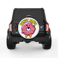 DONUT PANIC WHITE TIRE COVER